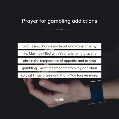 11 Prayers for Gambling .